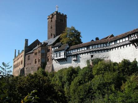 Wartburg Castle <br>In the state of Thuringia, the feudal castle was added to UNESCO's list in 1999.Photo: Photo: DPA