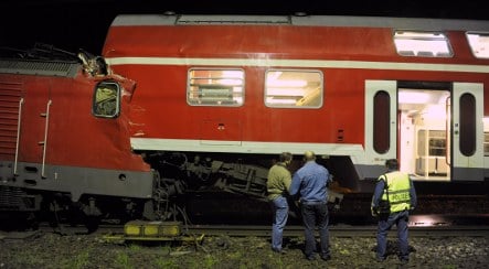 Train collision injures two dozen in Berlin