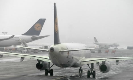 Wintry weather hits dozens of flights
