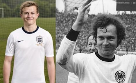 England fans decry 'German' football jersey