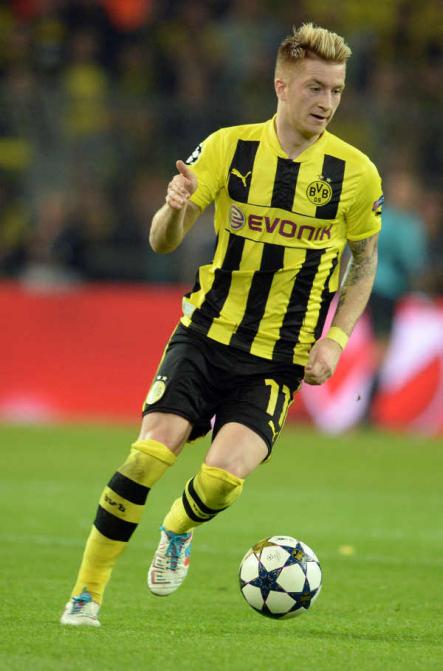 7th: Marco Reus<br>Took his considerable talent from Mönchengladbach to Dortmund last year, and promptly increased his value to €34 million.Photo: DPA