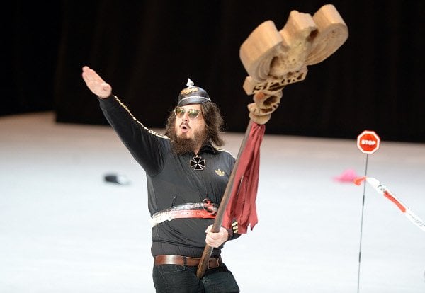 Artist Jonathan Meese was aquitted for performing a Hitler salute on stage. Photo: DPA