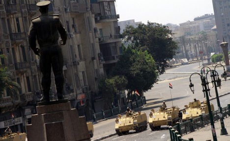 Germany cuts holidays after Egypt violence