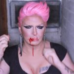 Berlin drag queen sews mouth in Russia protest