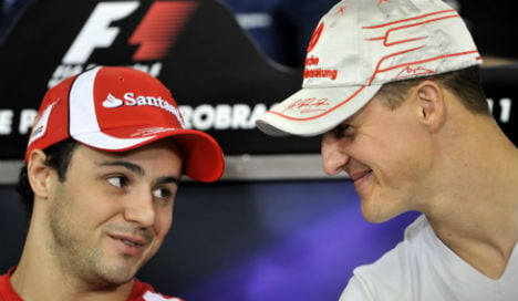 Schumacher showing 'responses' says Massa