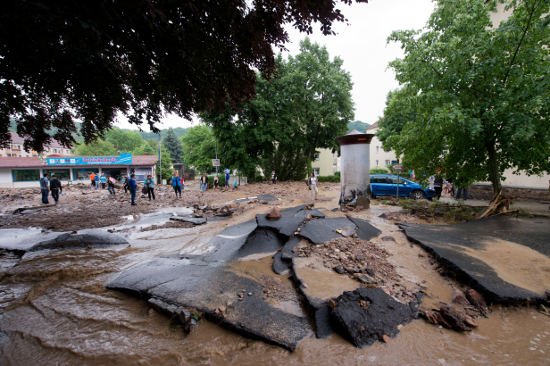 Floods hit eastern Germany