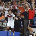 The moment Germany won the World Cup. Photo: DPA