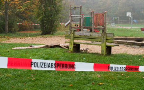 Woman bursts into flames in German park