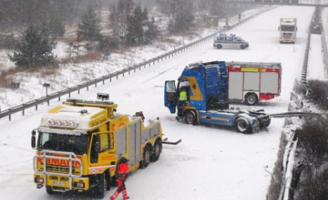 Wave of accidents hits drivers in north Germany