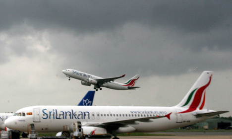 Sri Lanka airline suspends drunk pilot in Frankfurt