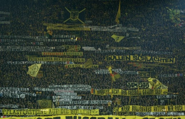 Dortmund fans 'shame football' with attacks on families before match