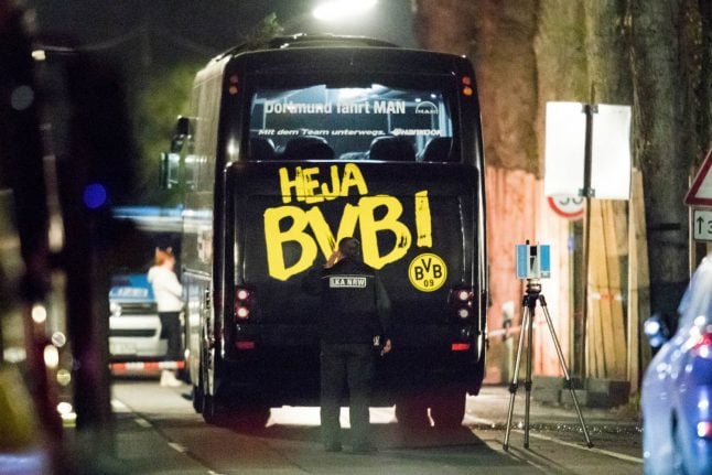 Police arrest man for 'bombing Borussia Dortmund bus for money'