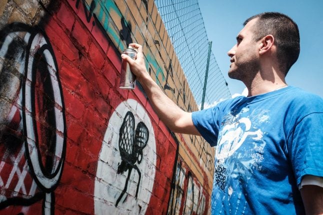 How Berlin activists are turning Nazi hate graffiti into art