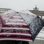 Snow falls on first day of spring in much of Germany