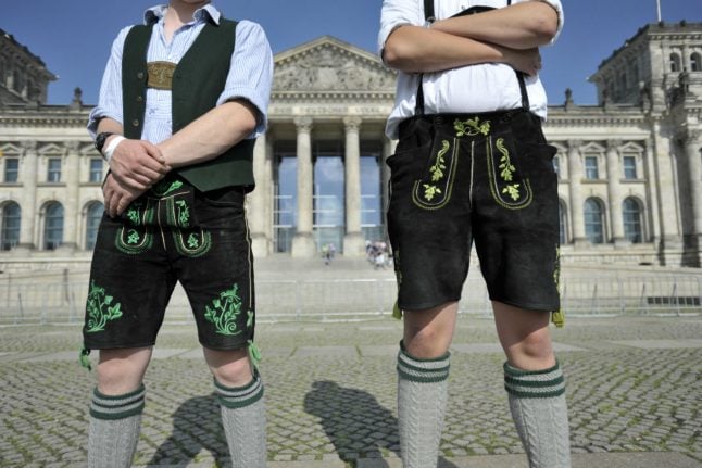 How a six-letter word has opened a debate about lederhosen and Nazis in German politics