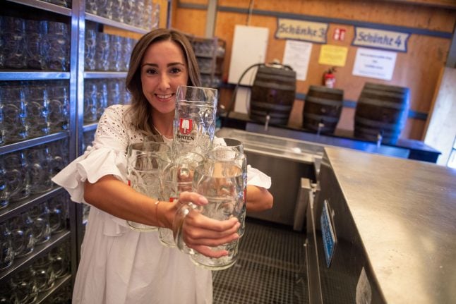‘You can’t feel tired’: Behind the scenes of an Oktoberfest waitress
