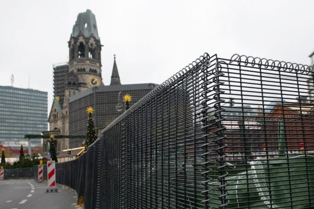 Extra security measures in place for terror-hit Berlin Christmas market