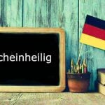German word of the day: Scheinheilig