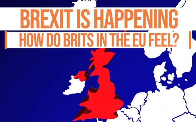 Watch: How do Brits in the EU feel about Brexit actually happening?
