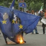Germany criminalises the burning of foreign flags