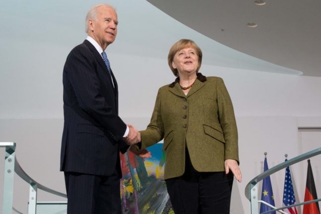 Merkel invites Biden to Germany ‘as soon as pandemic allows’
