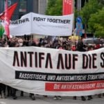 IN PICTURES: 1200 demonstrators protest far-right march in Weimar