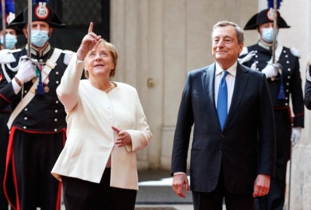 ‘We’ll miss you’: Merkel gets fond farewell in Rome