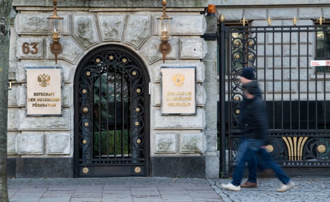 Russian diplomat found dead outside embassy in Berlin