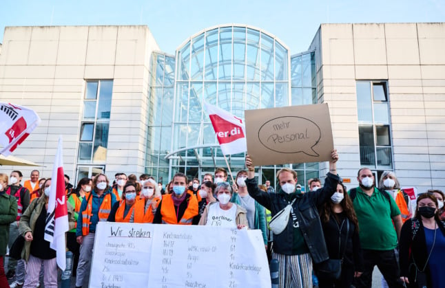 German hospital workers poised to strike in wage dispute
