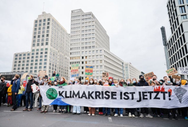Climate protest in Berlin