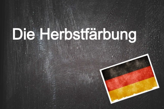 German words you need to know: Die Herbstfärbung