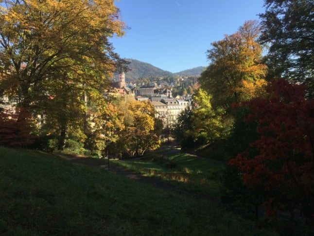 Thanks to Sandra Leaton-Gray for the photo of Baden-Baden in the autumn sunshine recently. 