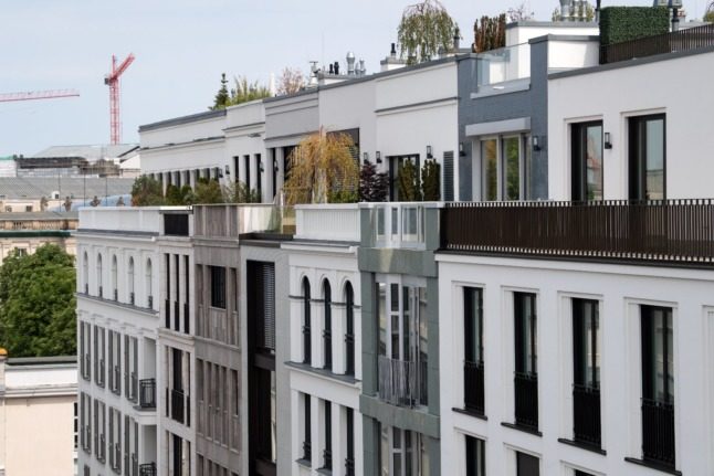 Recently built luxury apartments in Berlin