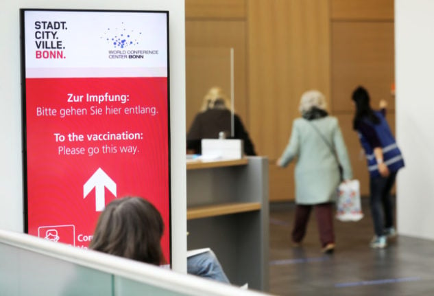 Covid vaccination centre, Bonn