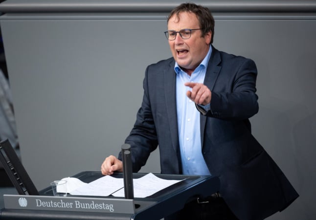 Oliver Krischer (Greens) speaks in the German Bundestag