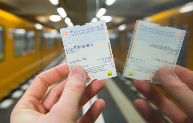 Single ticket for Berlin public transport
